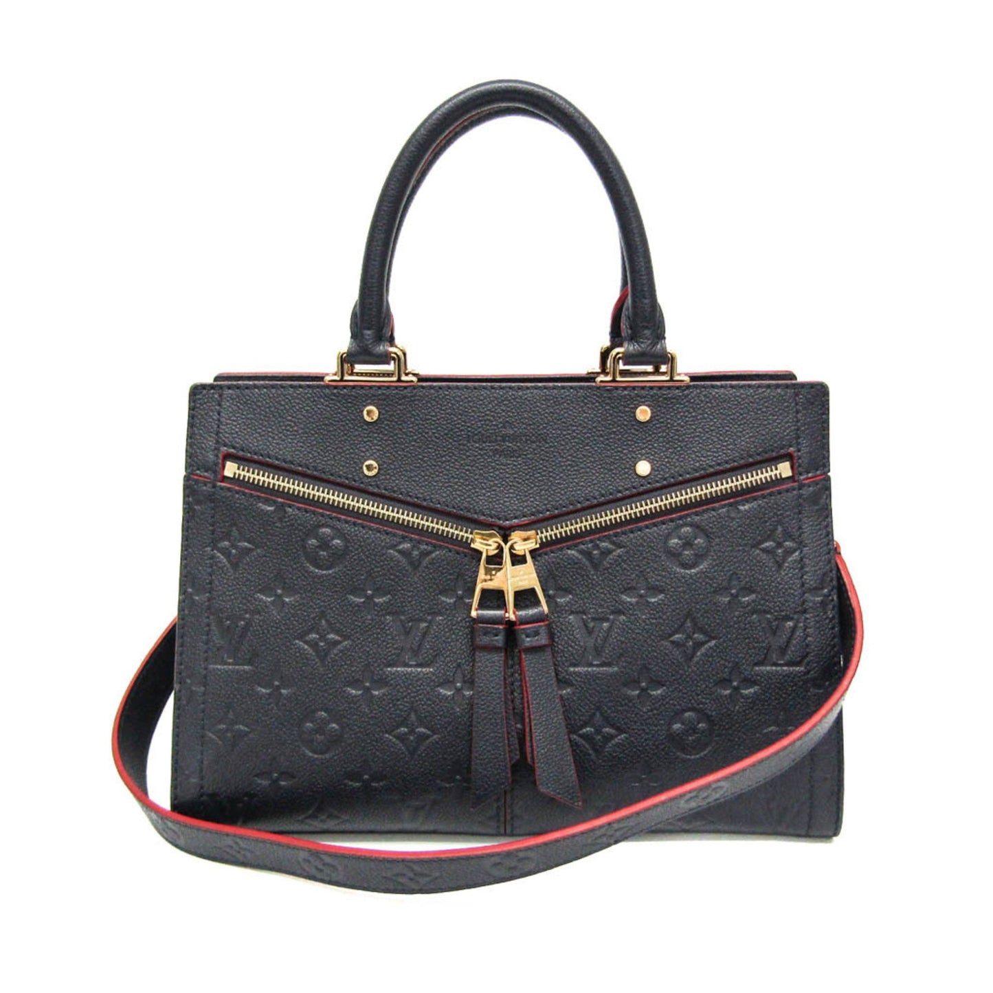 Louis Vuitton Three Black Canvas Hand Bag