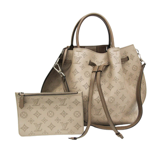 Louis Vuitton Girolata Beige Leather Shoulder Bag