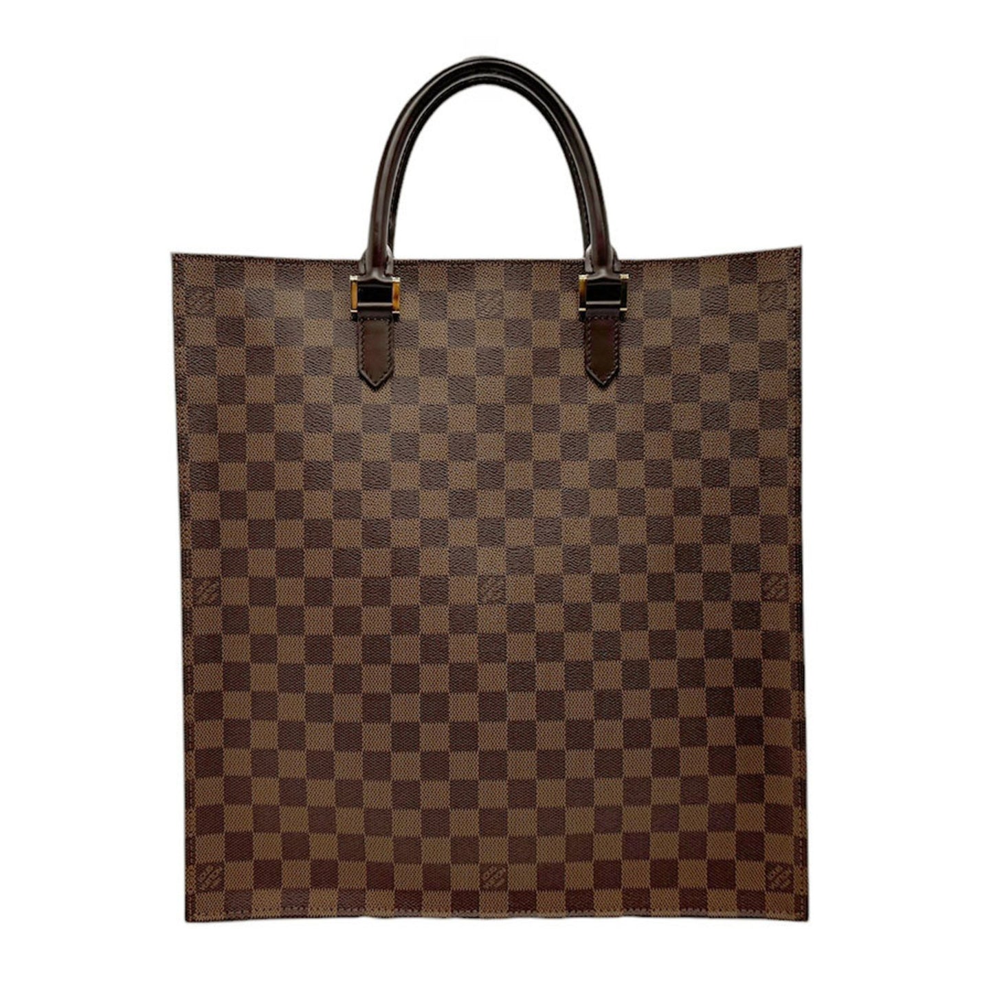 Louis Vuitton Sac Plat Brown Canvas Hand Bag