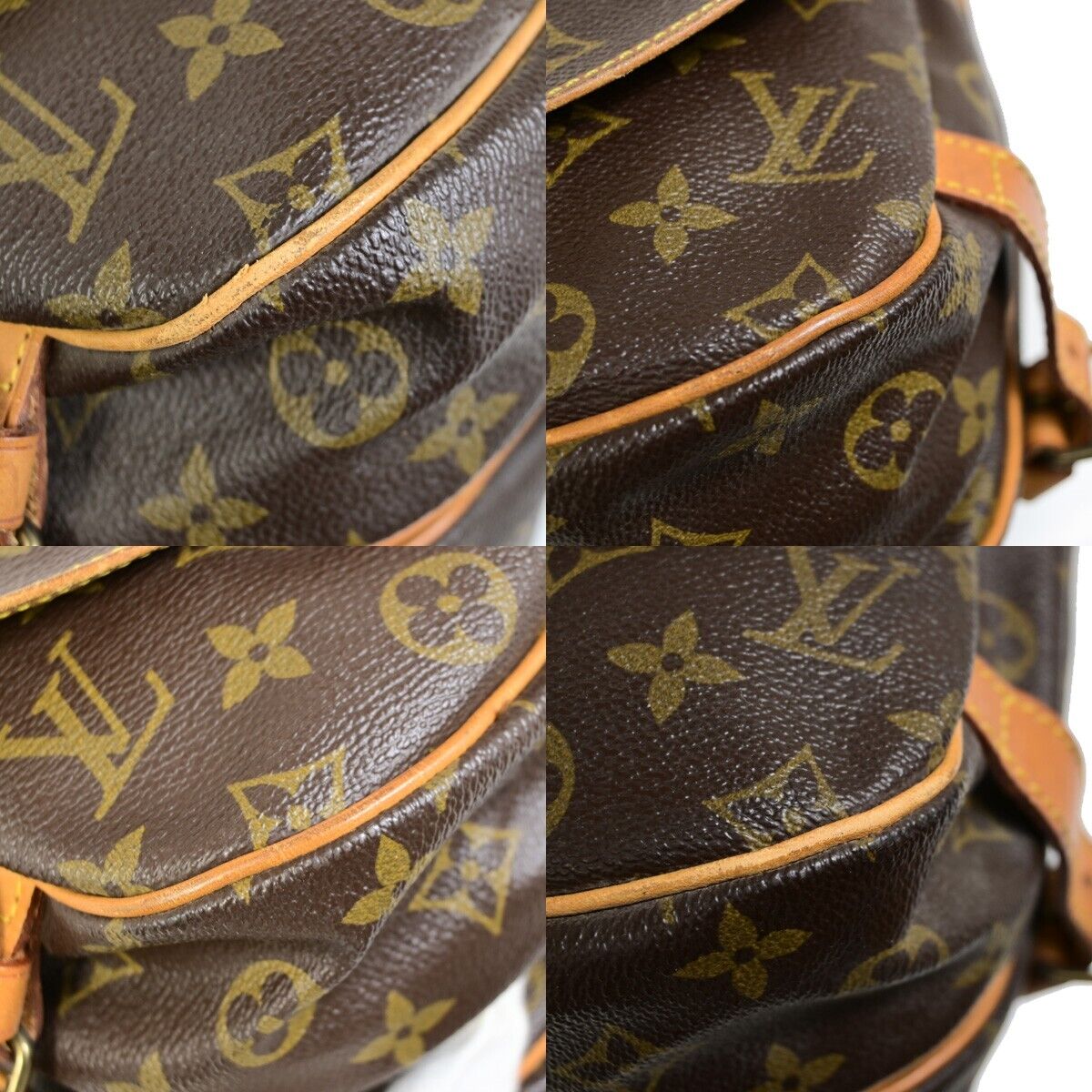 Louis Vuitton Saumur 30 Brown Canvas Hand Bag