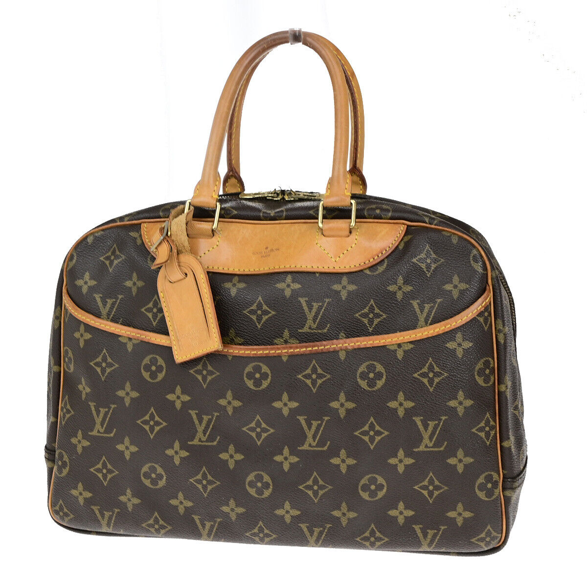 Louis Vuitton Deauville Brown Canvas Hand Bag