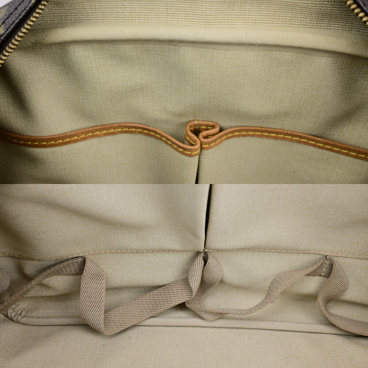 Louis Vuitton Deauville Brown Canvas Hand Bag