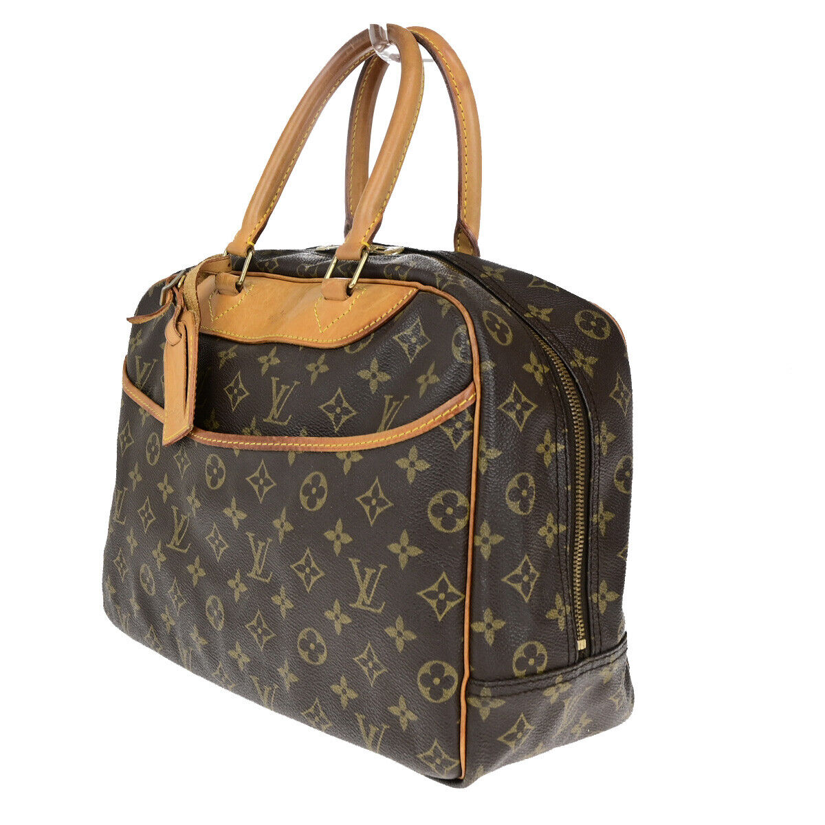 Louis Vuitton Deauville Brown Canvas Hand Bag