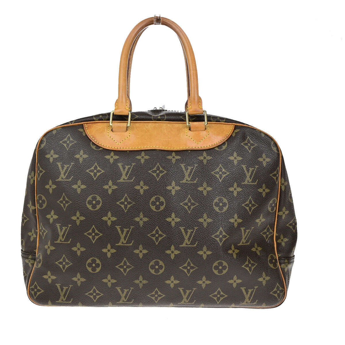 Louis Vuitton Deauville Brown Canvas Hand Bag