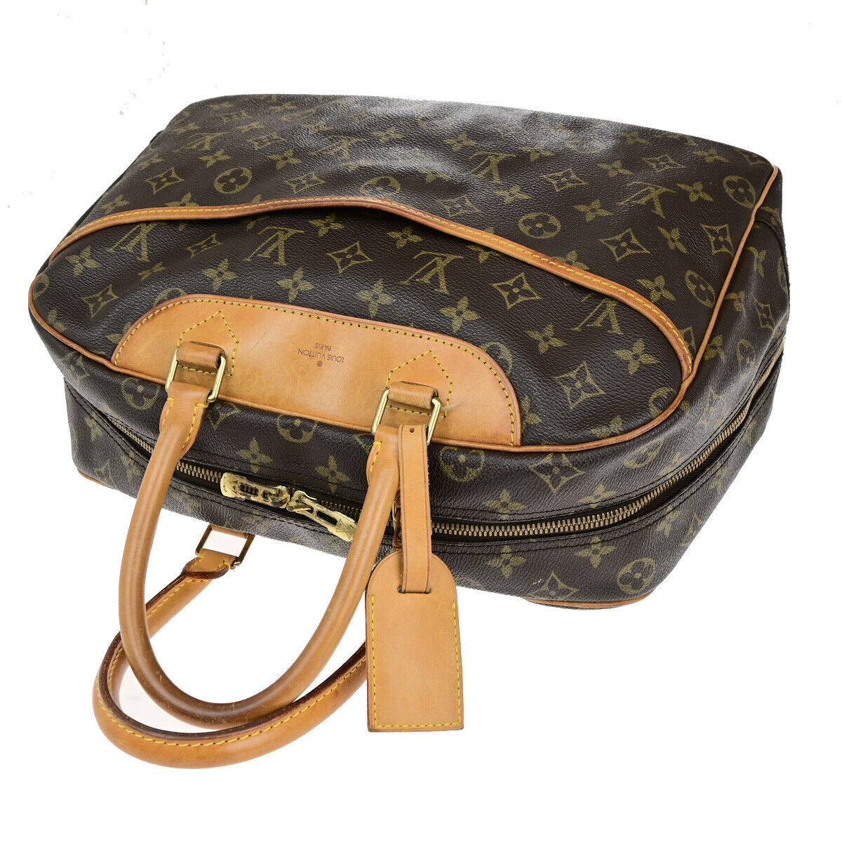 Louis Vuitton Deauville Brown Canvas Hand Bag