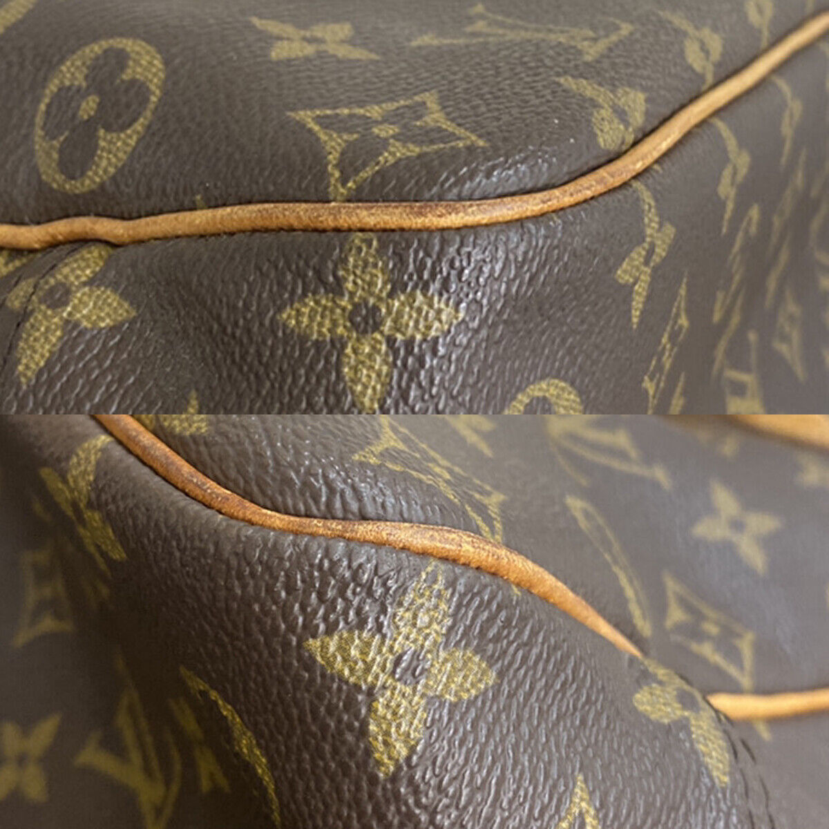 Louis Vuitton Deauville Brown Canvas Hand Bag