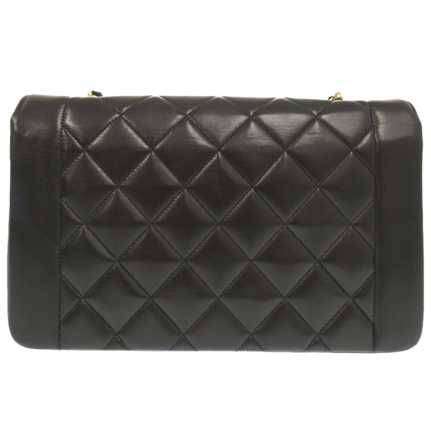 Chanel Diana Black Leather Shoulder Bag