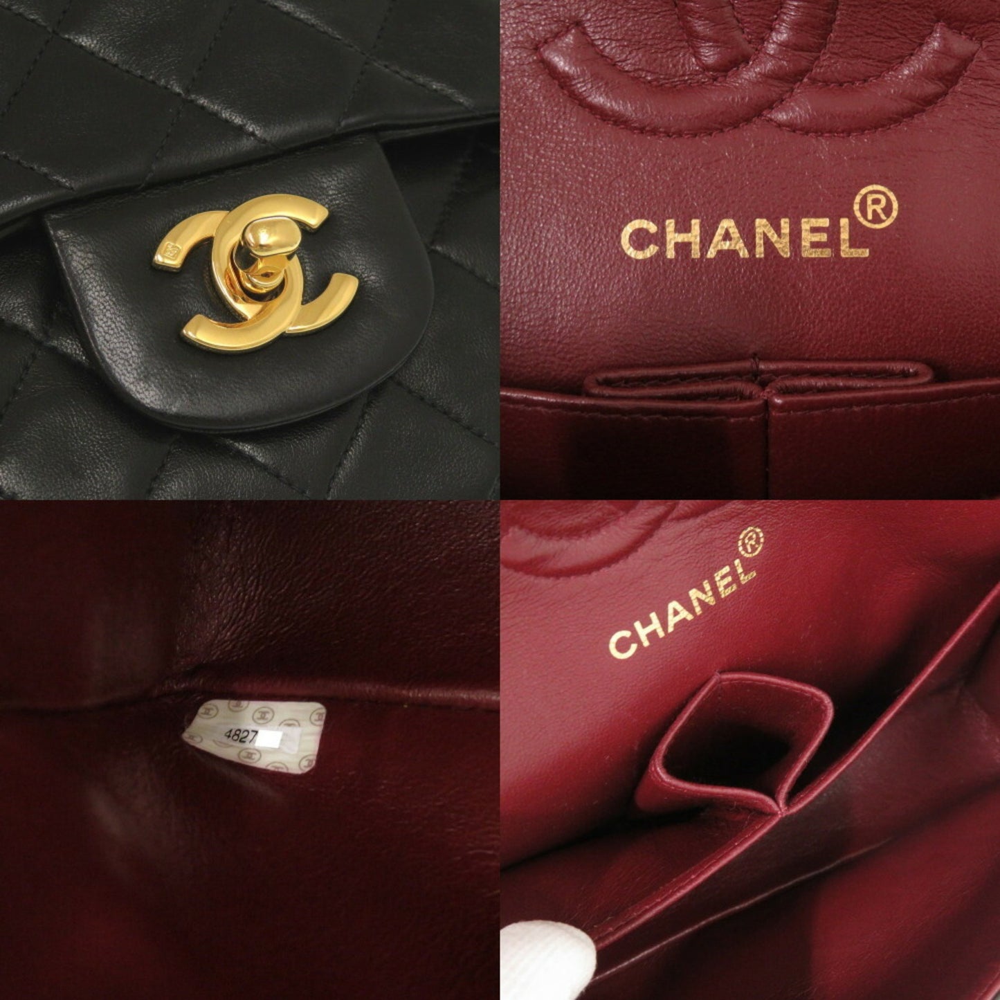 Chanel Timeless 23 Black Leather Shoulder Bag