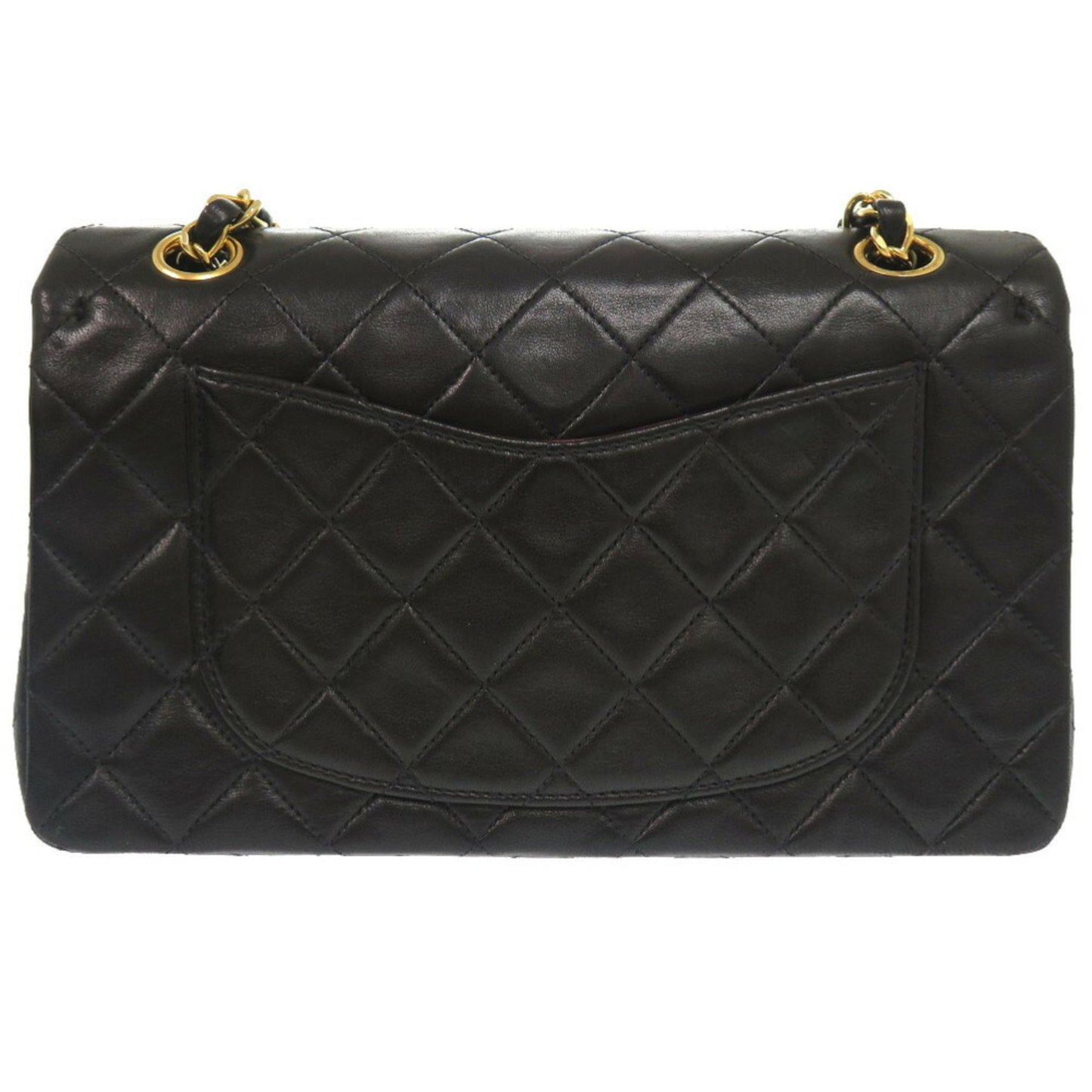 Chanel Timeless 23 Black Leather Shoulder Bag