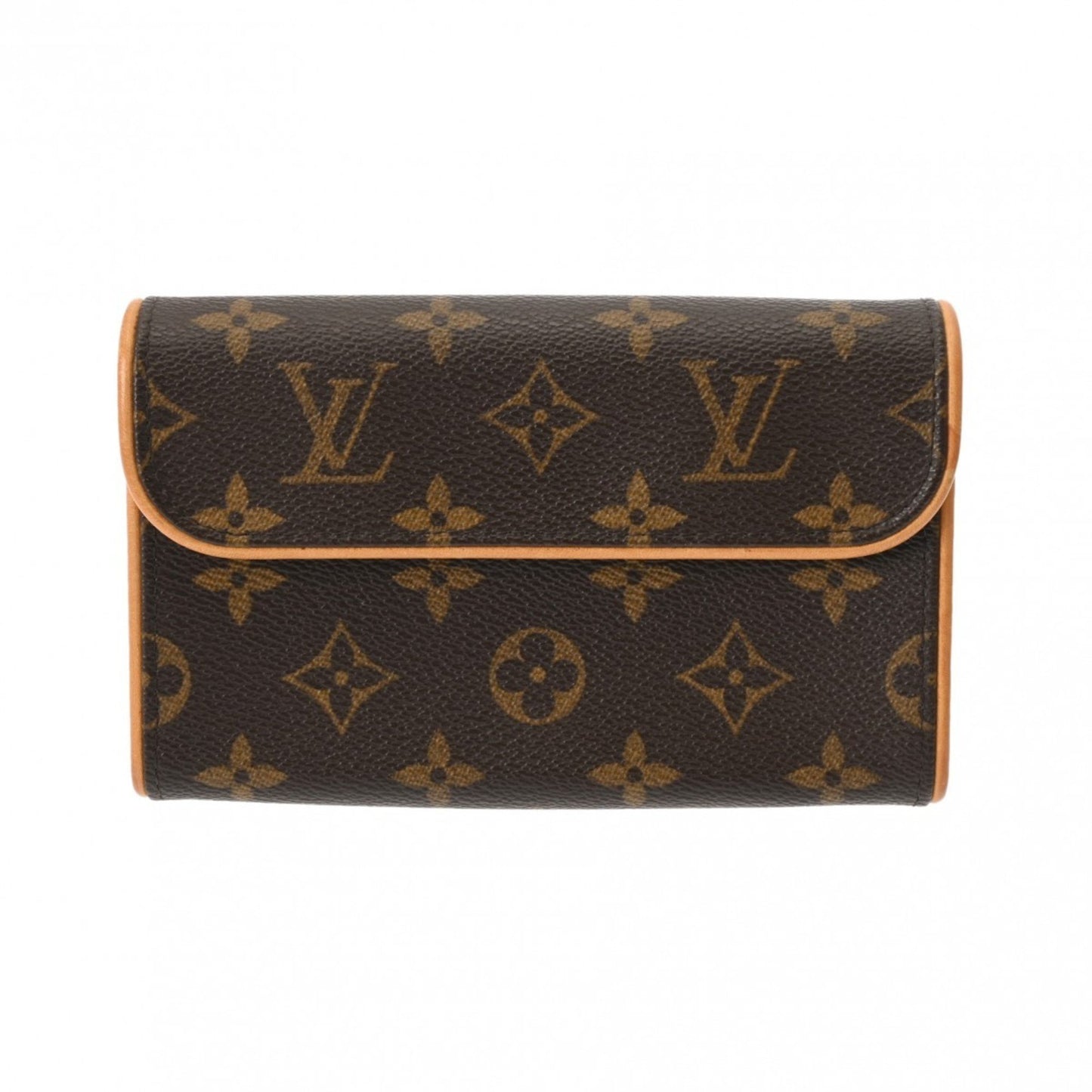 Louis Vuitton Florentine Brown Canvas Clutch Bag