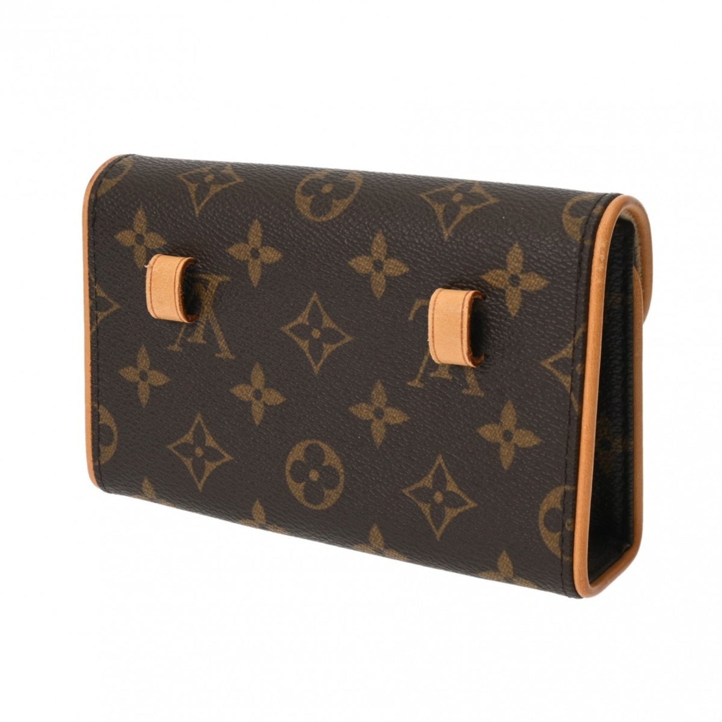 Louis Vuitton Florentine Brown Canvas Clutch Bag