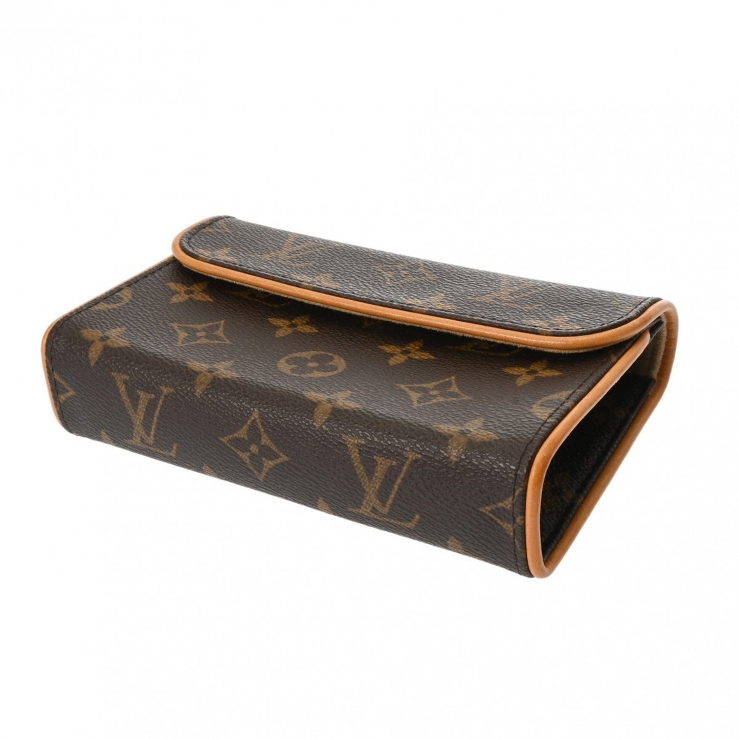 Louis Vuitton Florentine Brown Canvas Clutch Bag