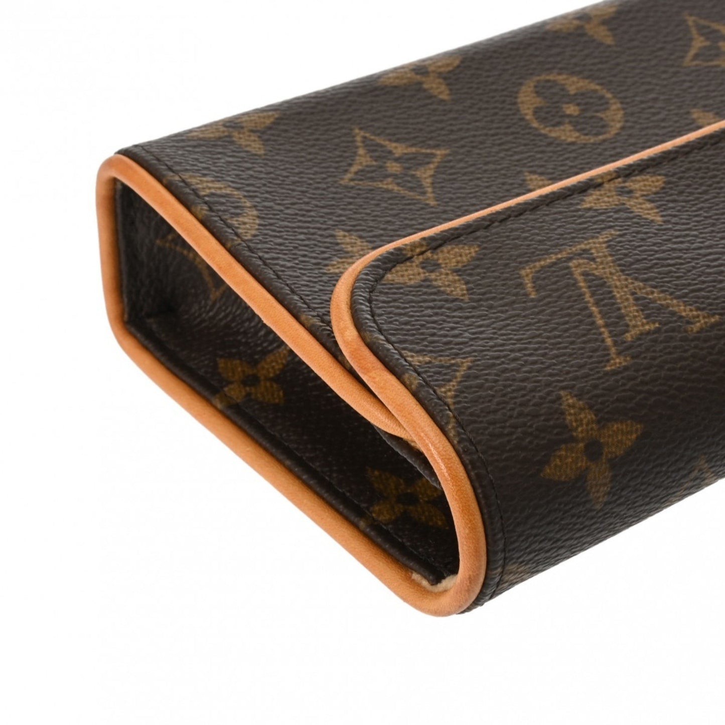 Louis Vuitton Florentine Brown Canvas Clutch Bag