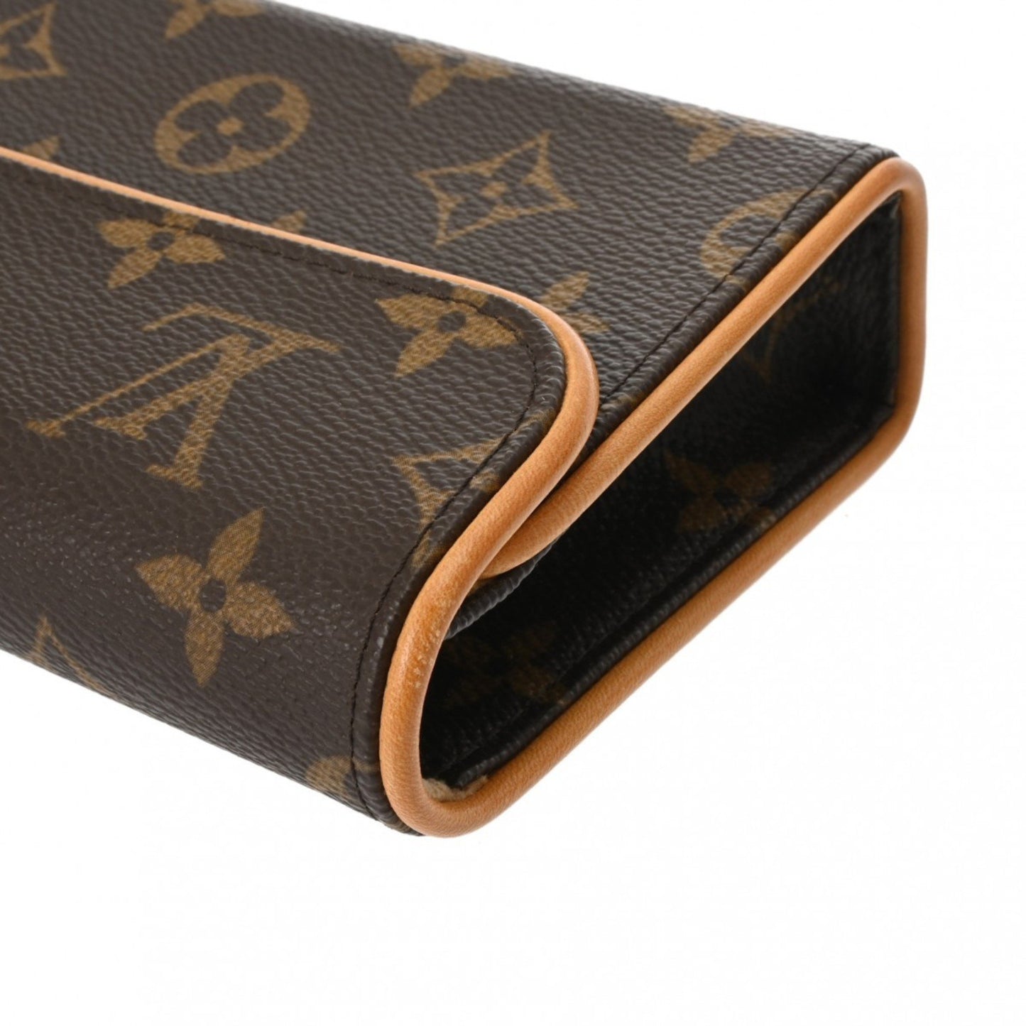 Louis Vuitton Florentine Brown Canvas Clutch Bag