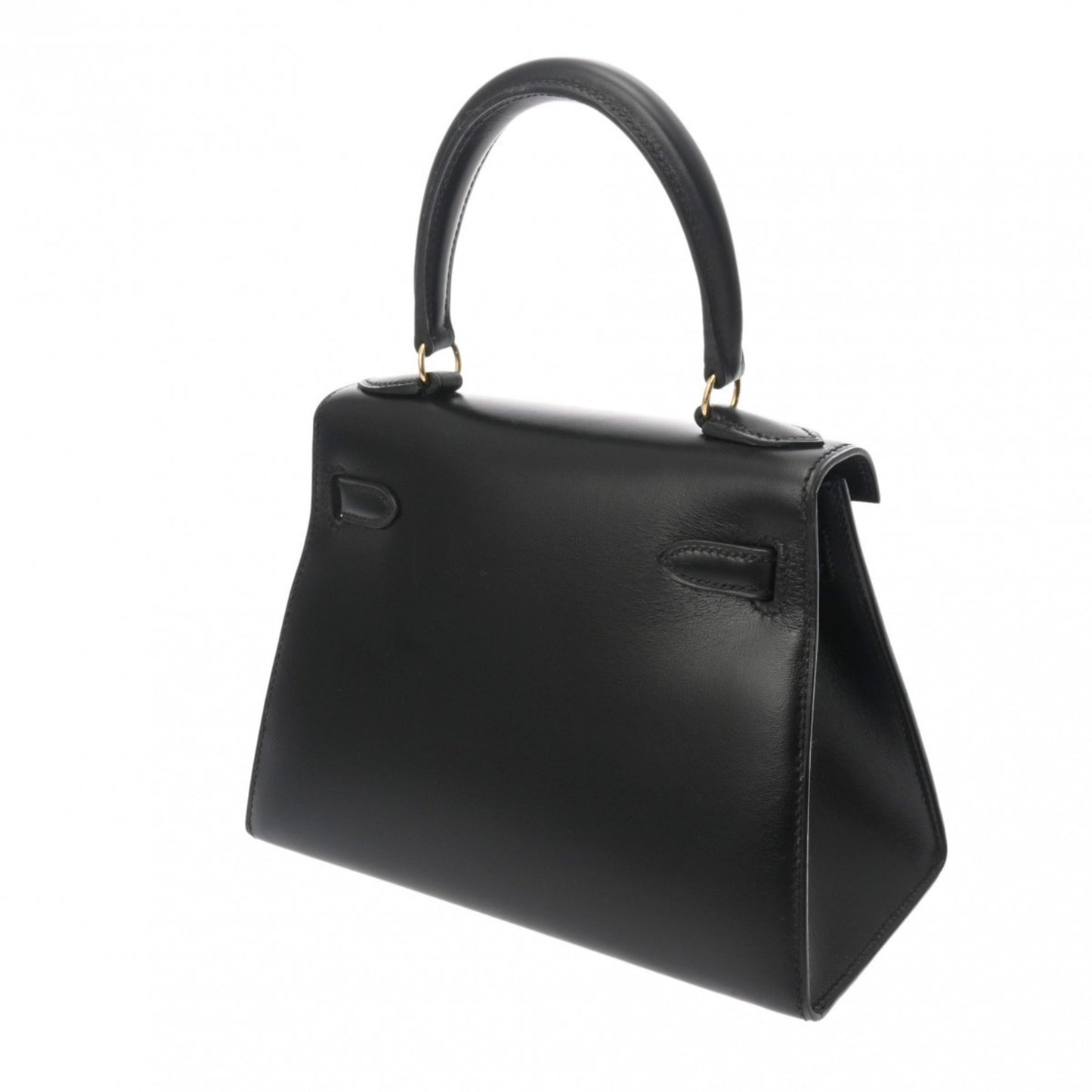 Hermès Kelly Black Leather Hand Bag