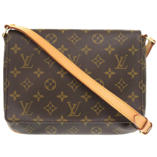 Louis Vuitton Musette Tango Brown Canvas Shoulder Bag