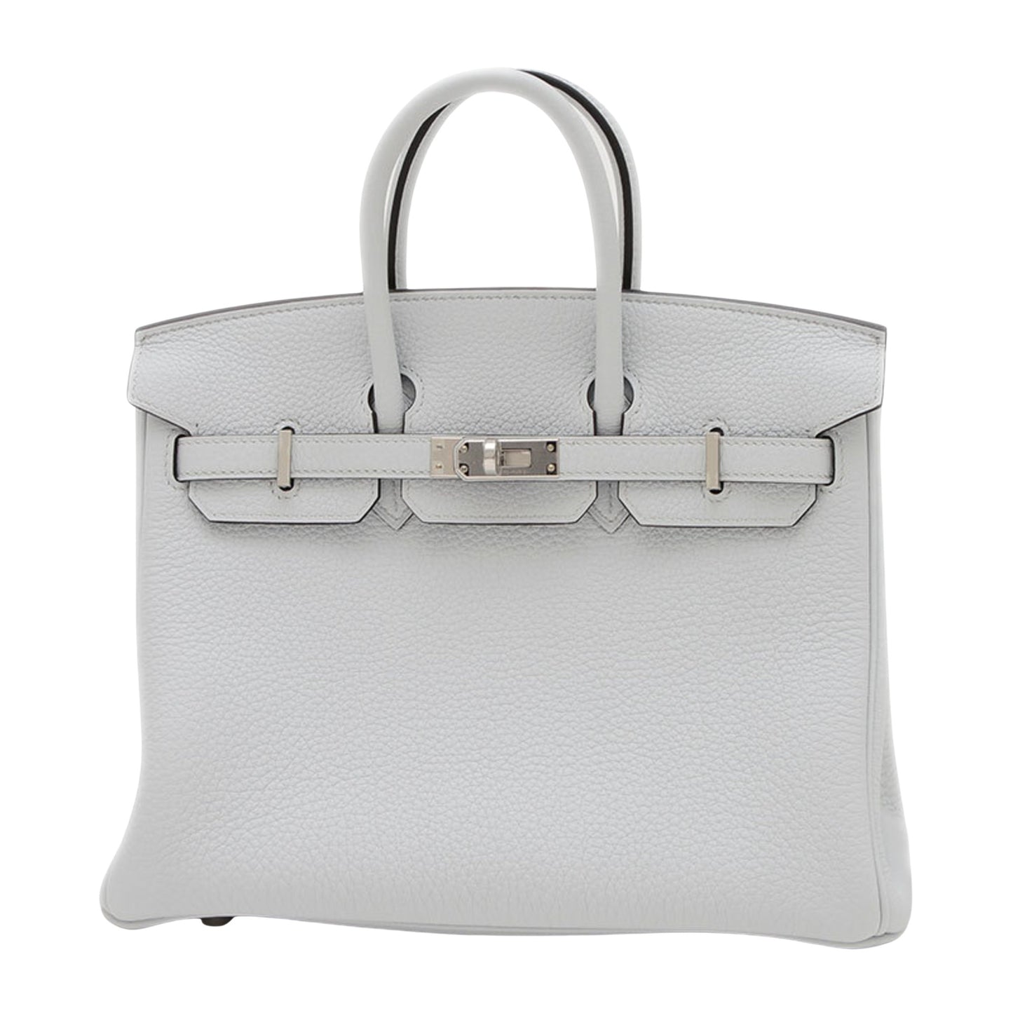 Hermès Birkin 25 Grey Leather Hand Bag