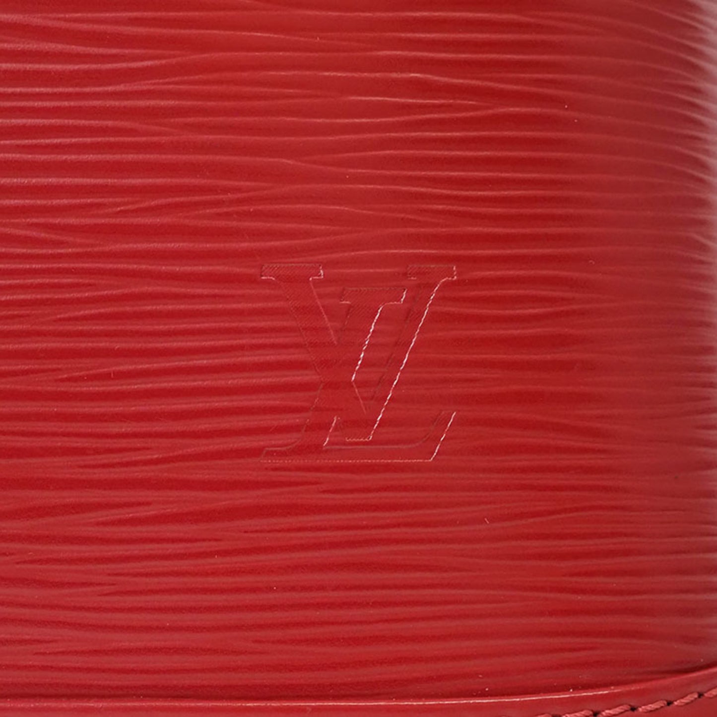 Louis Vuitton Alma Red Leather Hand Bag