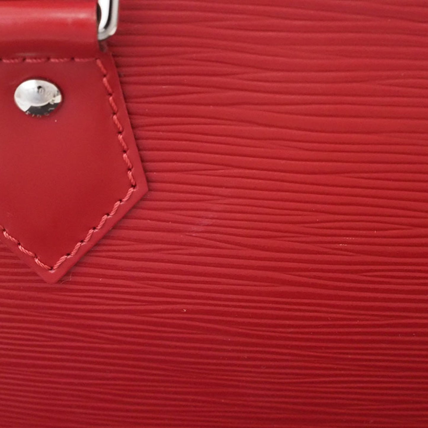 Louis Vuitton Alma Red Leather Hand Bag