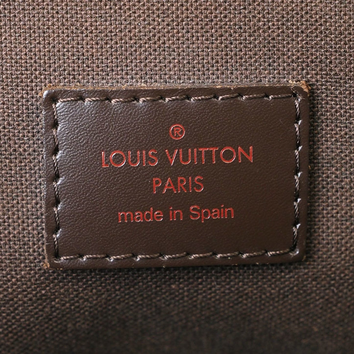 Louis Vuitton Beaubourg Brown Canvas Tote Bag