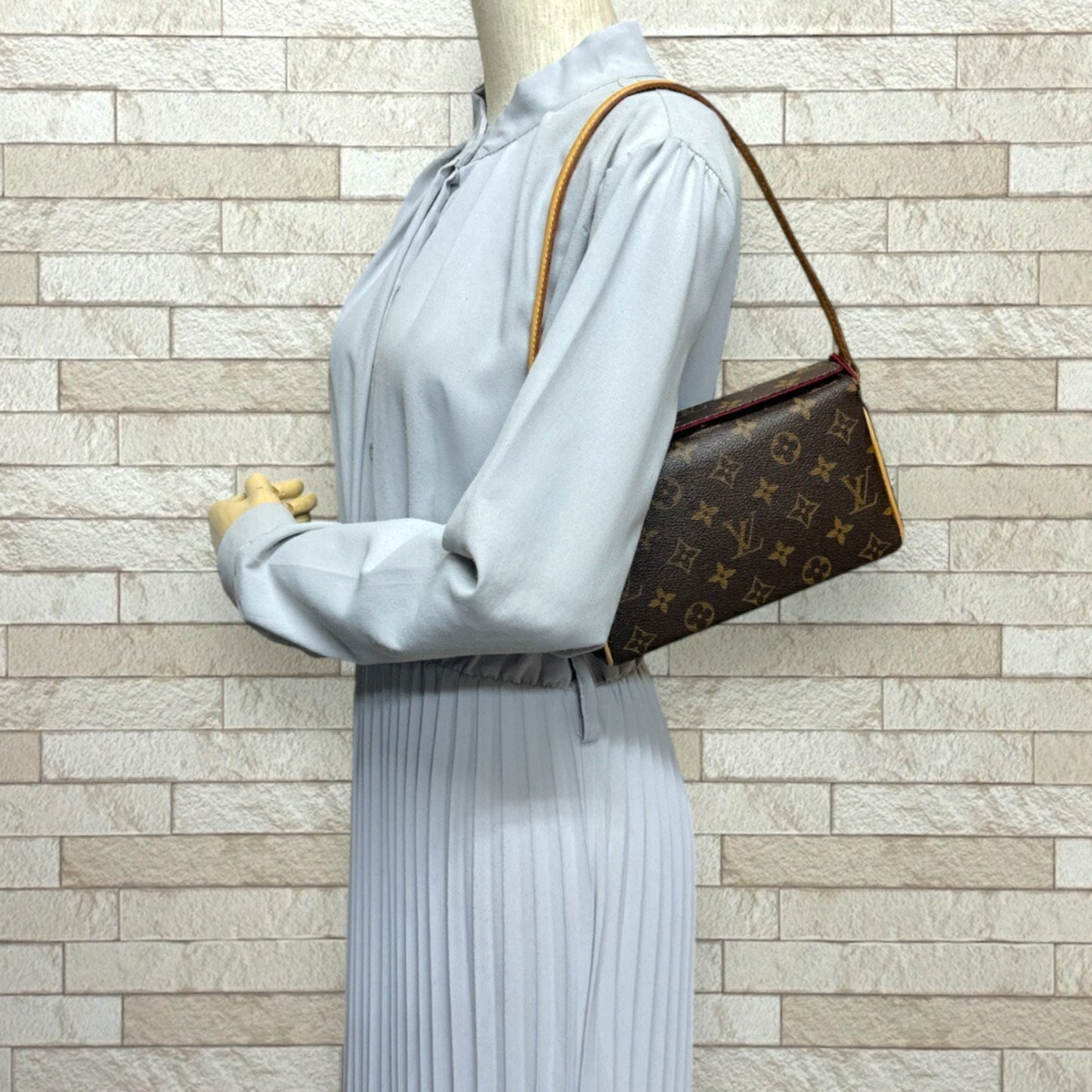 Louis Vuitton Recital Brown Canvas Shoulder Bag