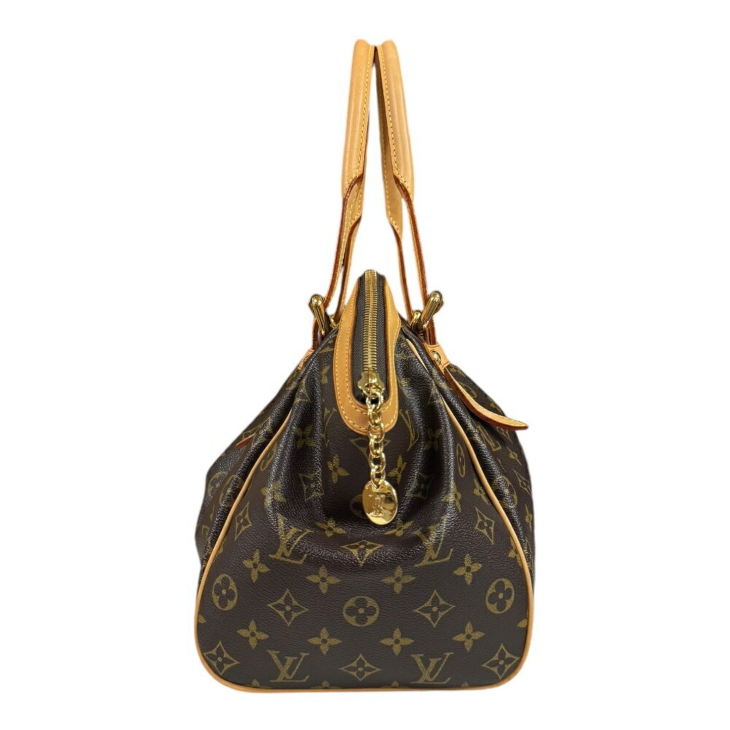 Louis Vuitton Tivoli Brown Canvas Shoulder Bag