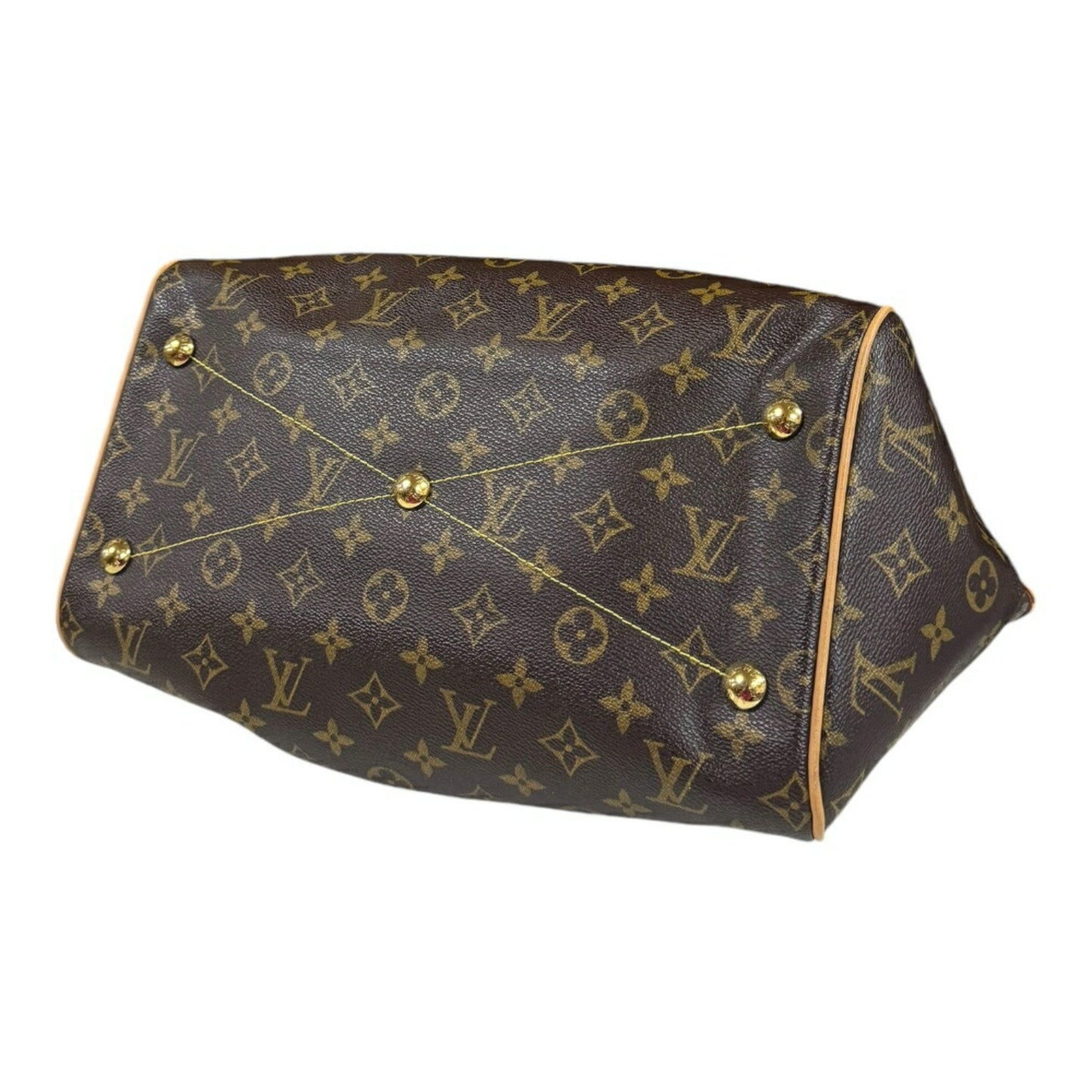 Louis Vuitton Tivoli Brown Canvas Shoulder Bag