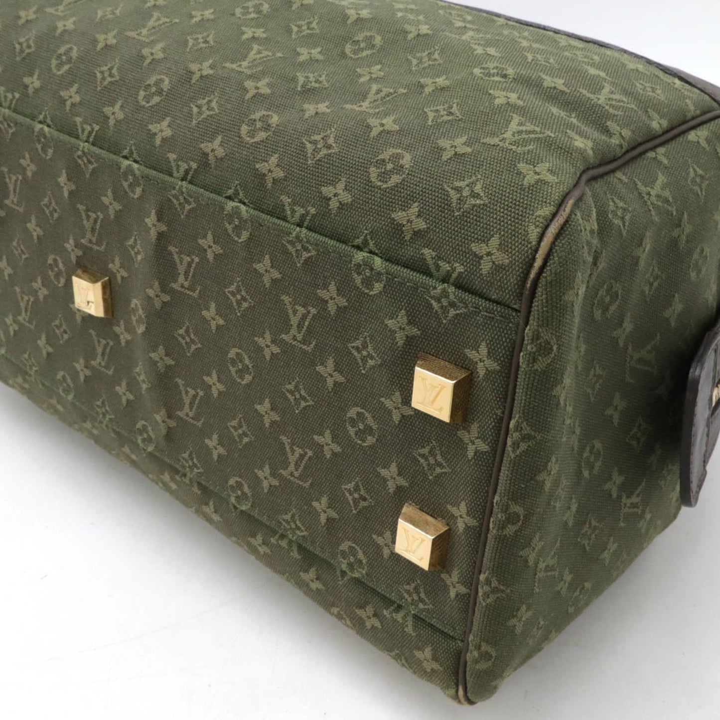 Louis Vuitton Josephine Green Canvas Tote Bag