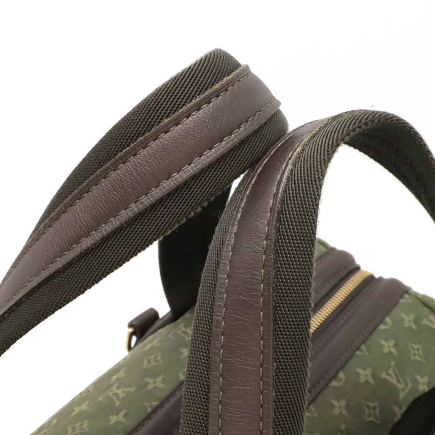 Louis Vuitton Josephine Green Canvas Tote Bag