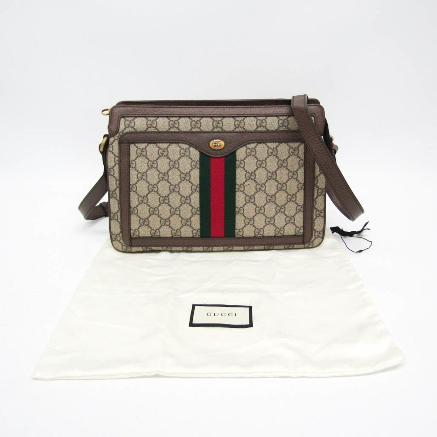 Gucci Soho Beige Canvas Shoulder Bag