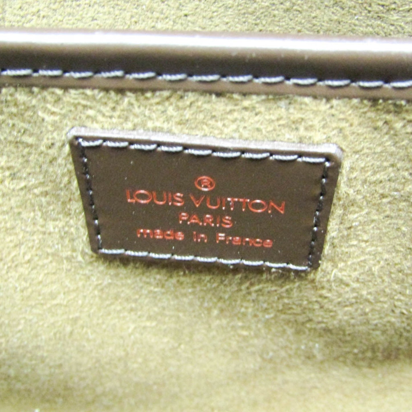 Louis Vuitton Saint-louis Brown Canvas Clutch Bag