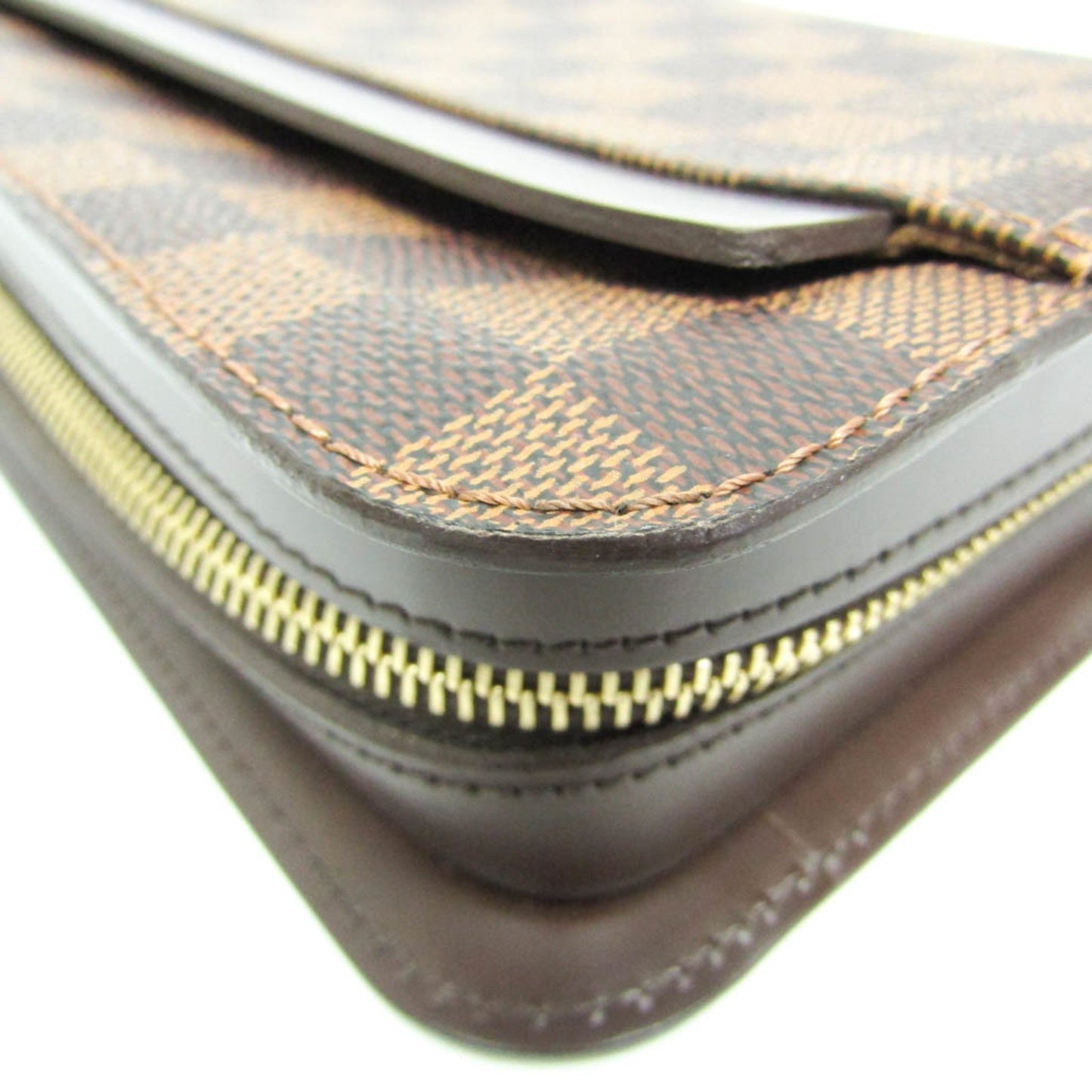 Louis Vuitton Saint-louis Brown Canvas Clutch Bag