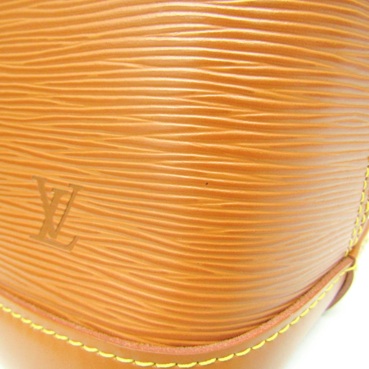 Louis Vuitton Alma Gold Leather Hand Bag