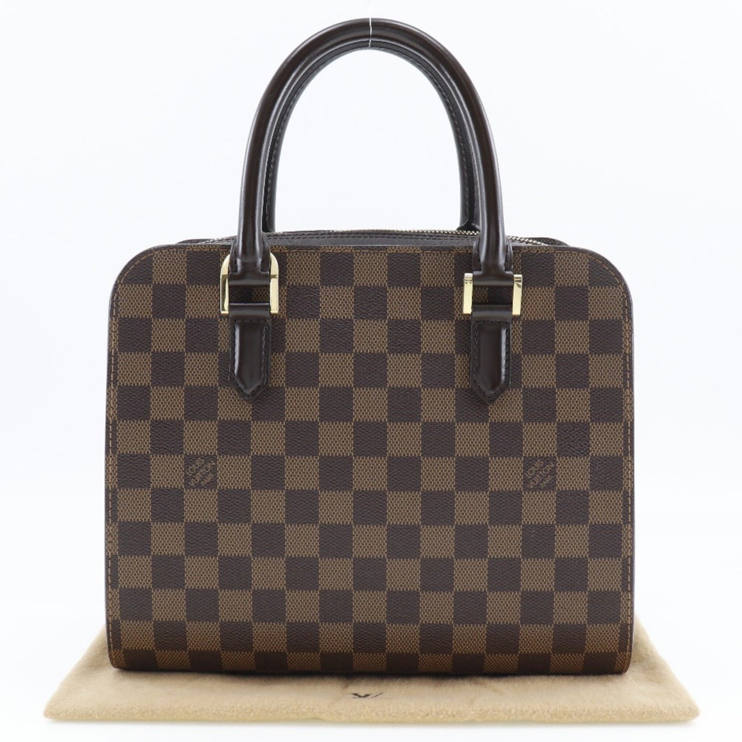 Louis Vuitton Triana Brown Canvas Hand Bag