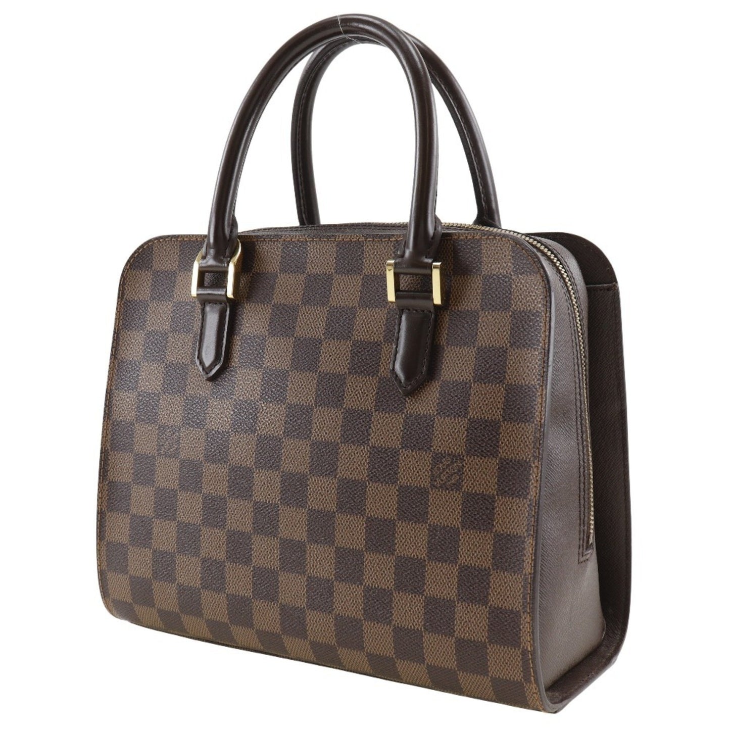 Louis Vuitton Triana Brown Canvas Hand Bag