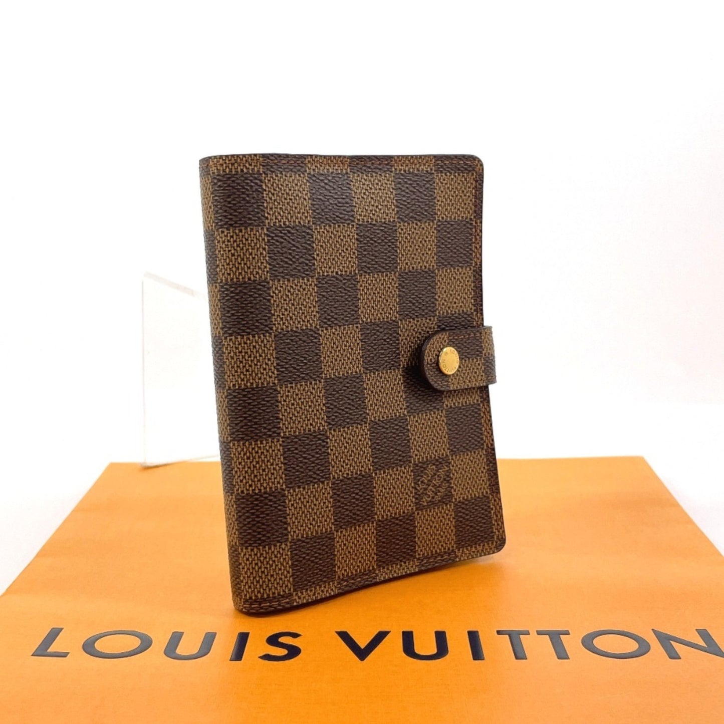 Louis Vuitton Agenda Brown Canvas Wallet Accessories