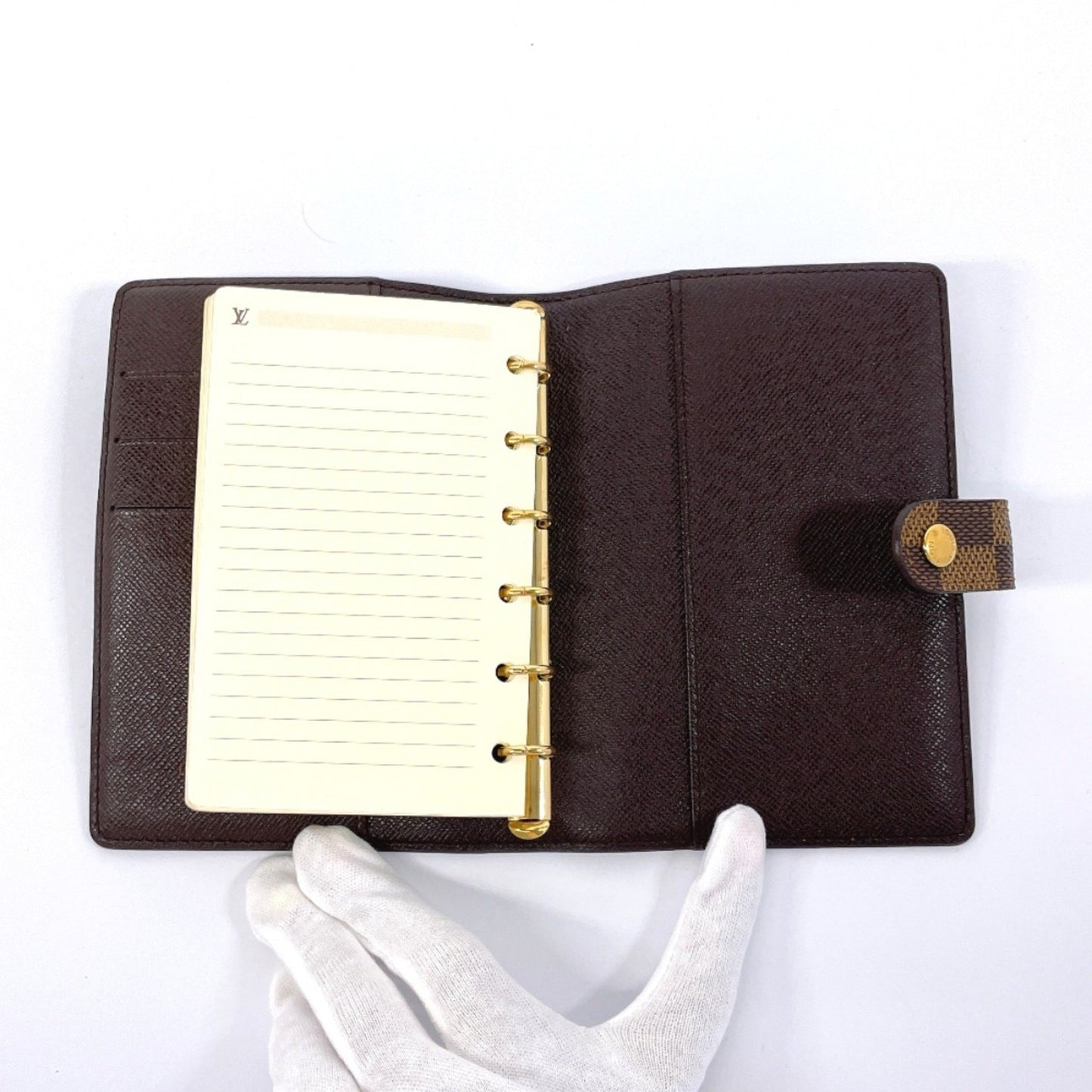 Louis Vuitton Agenda Brown Canvas Wallet Accessories