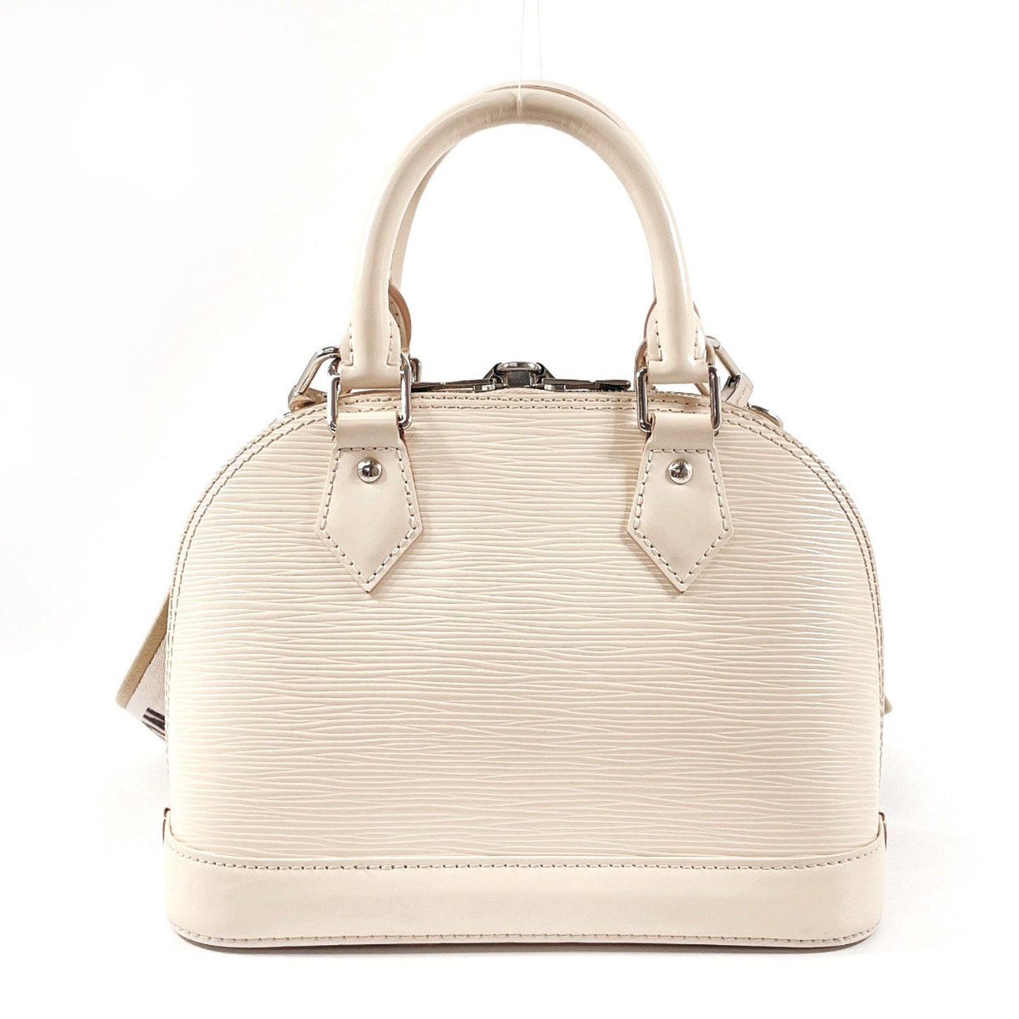 Louis Vuitton Alma BB Beige Leather Hand Bag