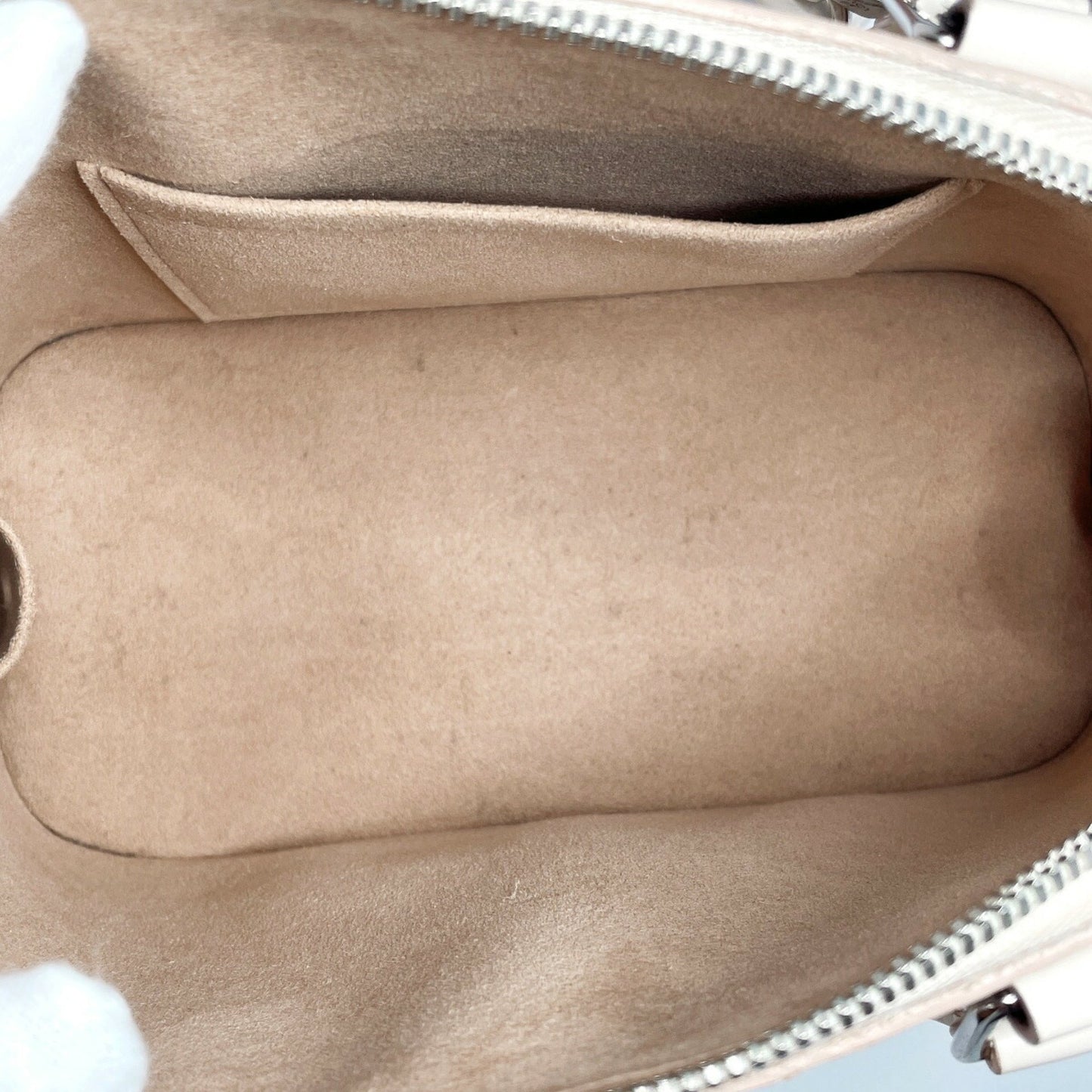 Louis Vuitton Alma BB Beige Leather Hand Bag