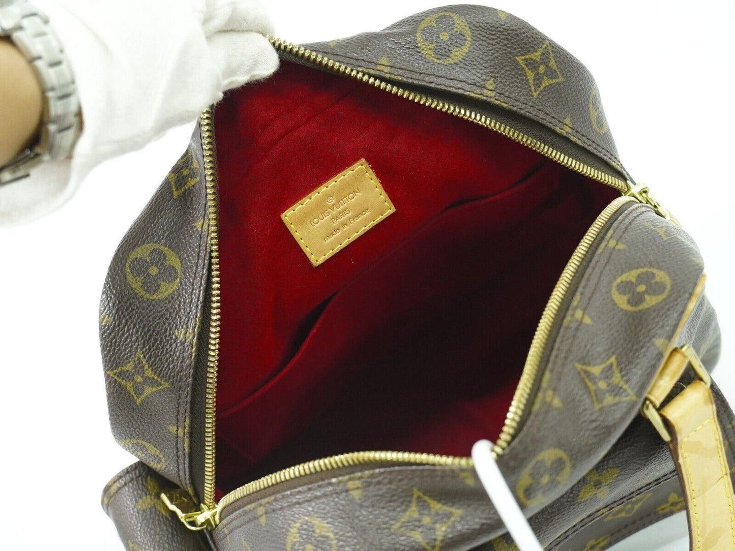 Louis Vuitton Excentri cité Brown Canvas Hand Bag