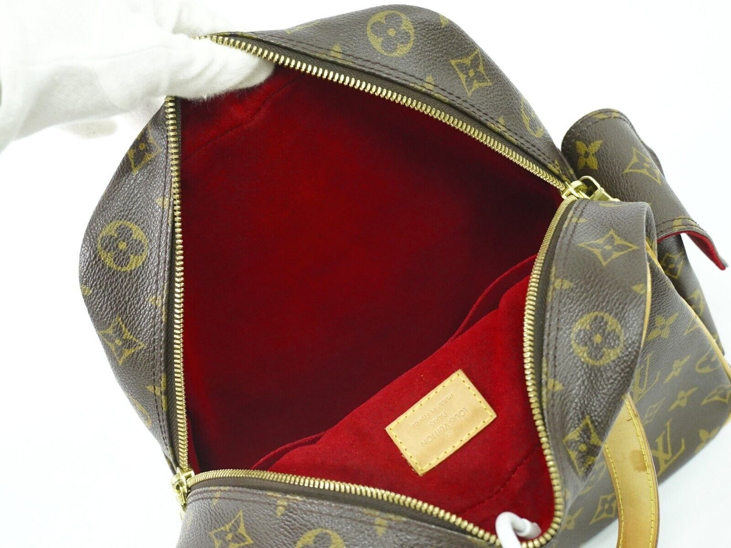 Louis Vuitton Excentri cité Brown Canvas Hand Bag