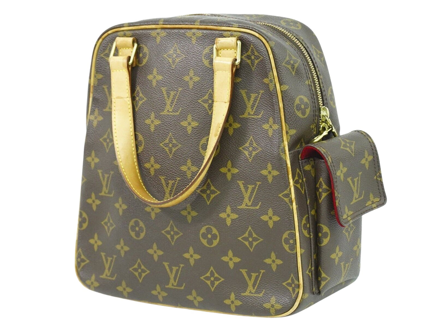 Louis Vuitton Excentri cité Brown Canvas Hand Bag