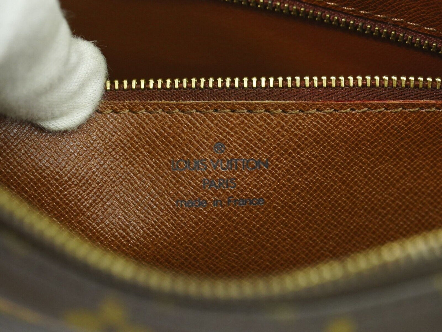 Louis Vuitton Marly Brown Canvas Clutch Bag