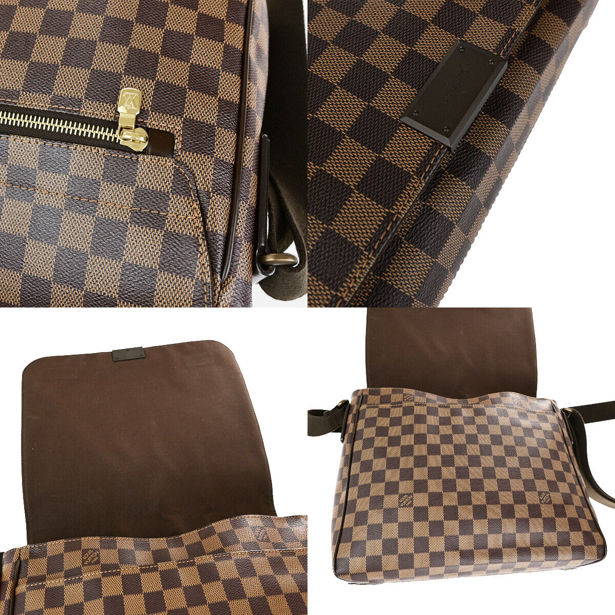 Louis Vuitton District Brown Canvas Shoulder Bag