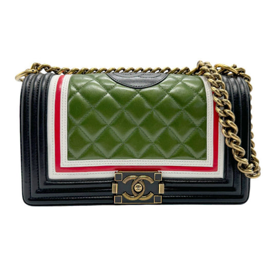 Chanel Boy Multicolour Leather Shopper Bag