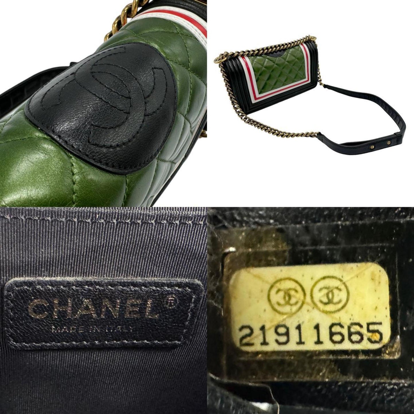 Chanel Boy Multicolour Leather Shopper Bag