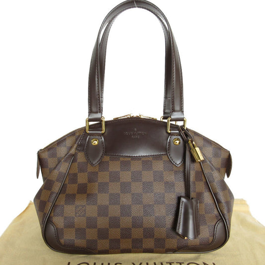 Louis Vuitton Verona Brown Canvas Hand Bag