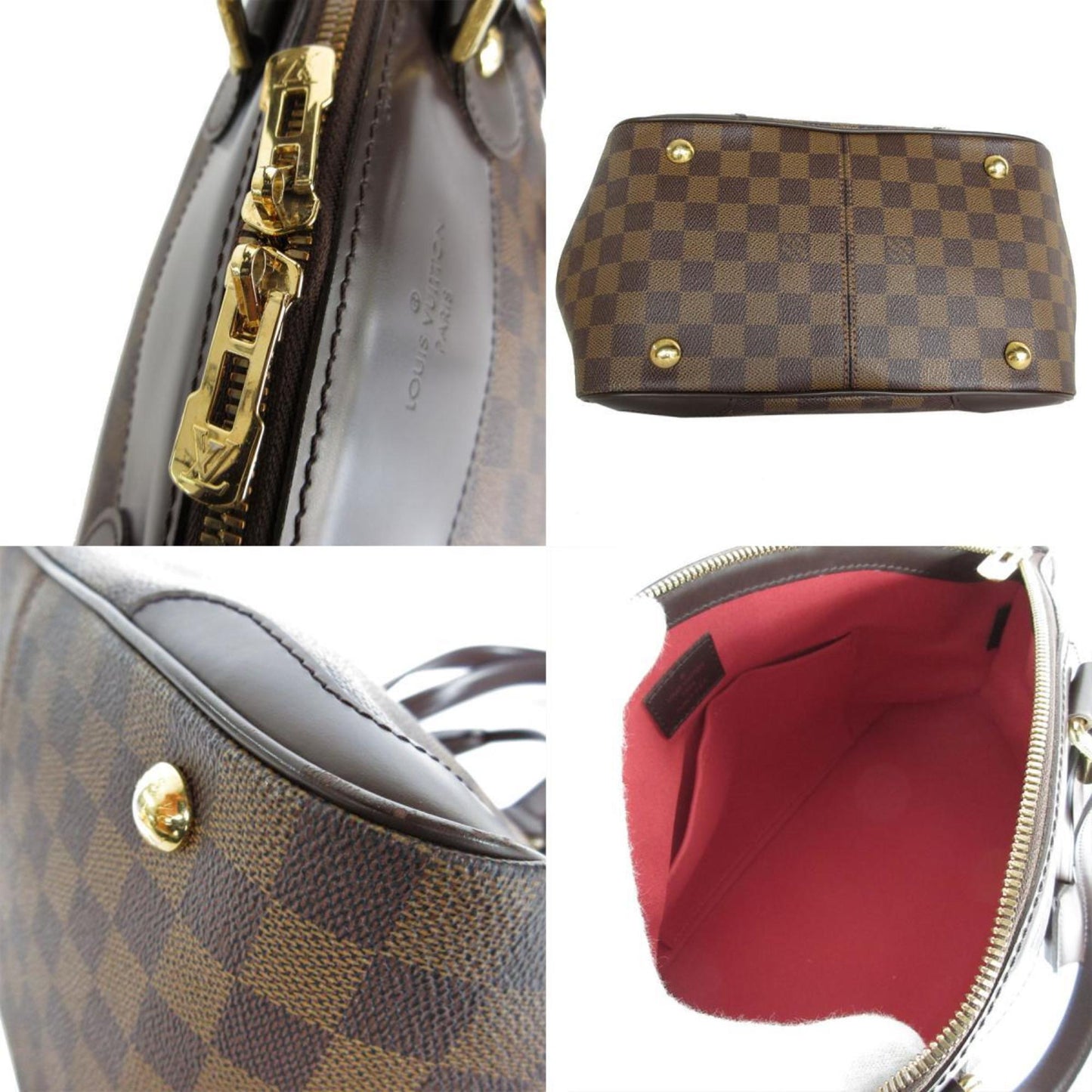 Louis Vuitton Verona Brown Canvas Hand Bag