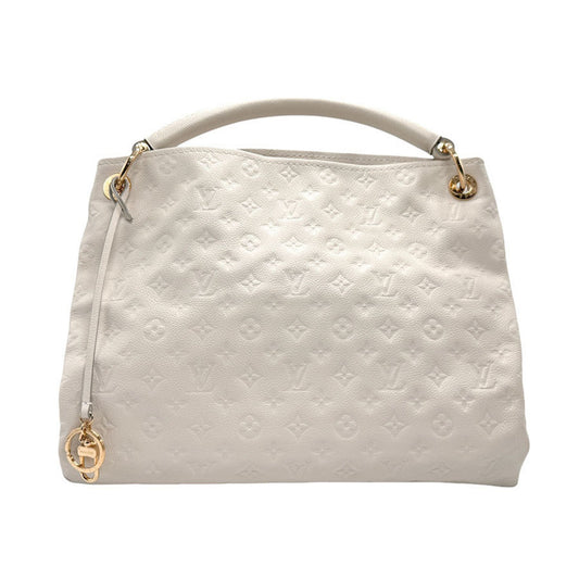 Louis Vuitton Artsy White Leather Shoulder Bag