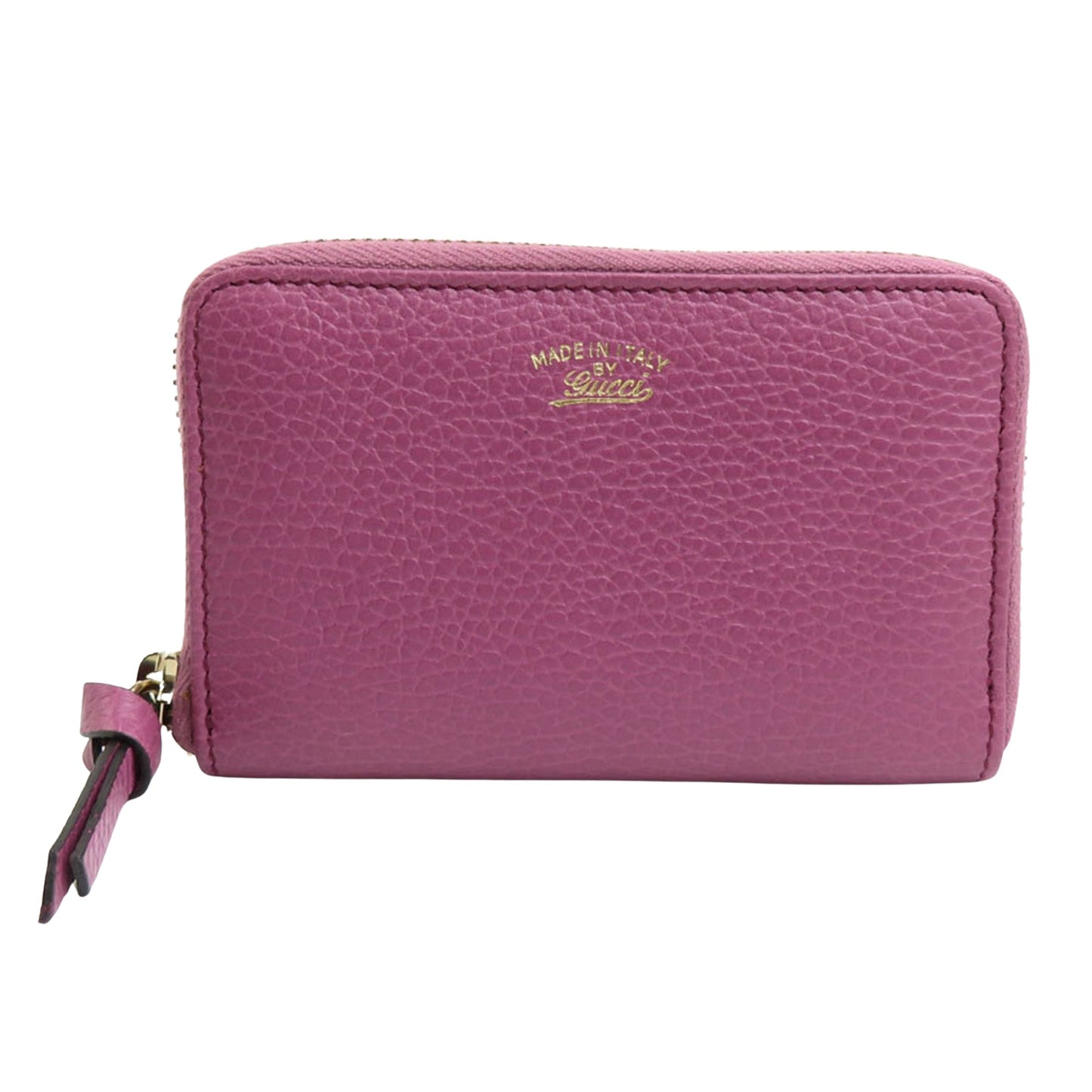 Gucci Zip around Purple Leather Wallet Accessories